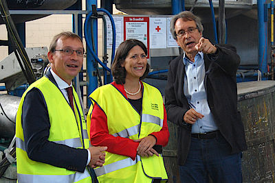 Staatssekretärin Daniela Schmitt zu Besuch bei Berger-Lacke in Grünstadt