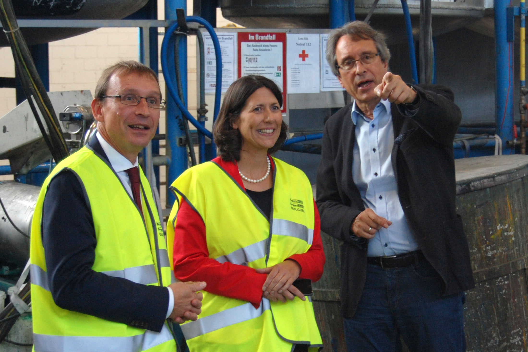 Staatssekretärin Daniela Schmitt zu Besuch bei Berger-Lacke in Grünstadt